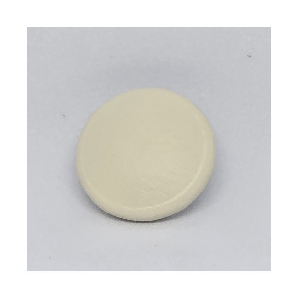 140 lys beige kunstlder knap 18 mm